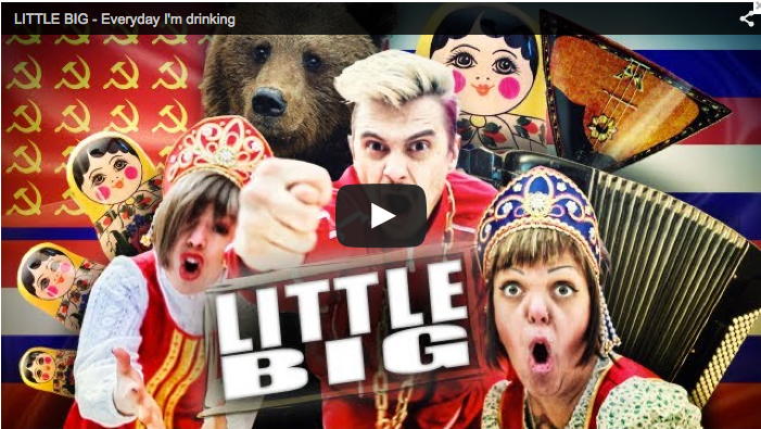Illustration. Little Big . « Rave band » russe, formé à Saint-Pétersbourg en 2013. 00. 2015-03-03